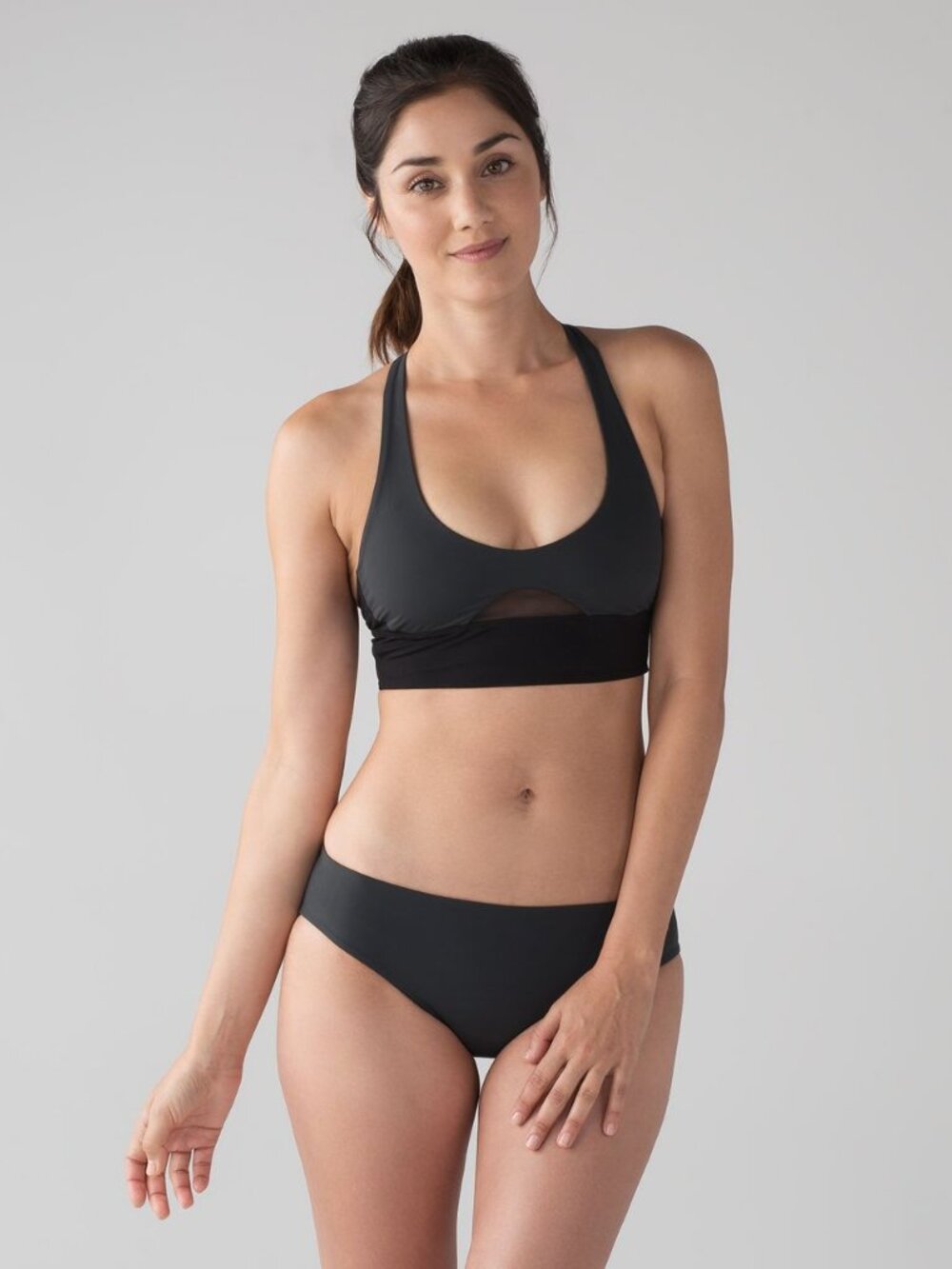 Lululemon Rising Tides Top in Deep Coal / Black